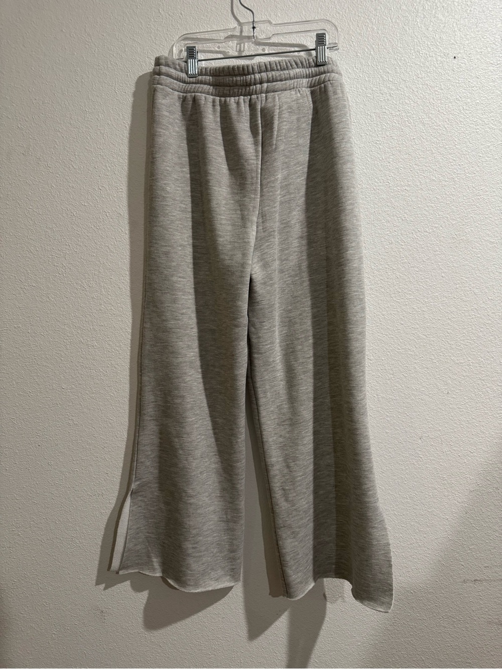 LNA Gray Wide-Leg Knit Pants
